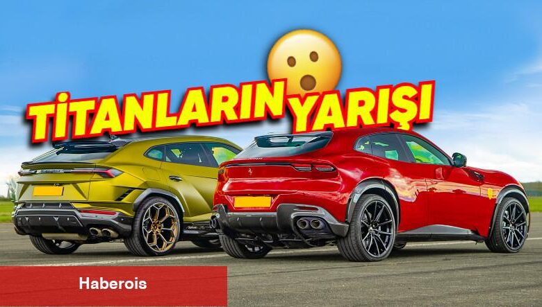 Canavar SUV’lar Lamborghini Urus ve Ferrari Purosange Drag Yarışında Karşı Karşıya Geldi [Video]