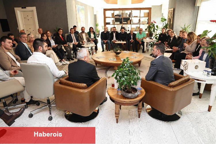 CHP ilçe yönetiminden Başkan Özdemir’e ziyaret