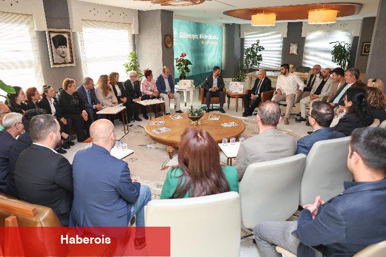 CHP ilçe yönetiminden Başkan Özdemir’e ziyaret