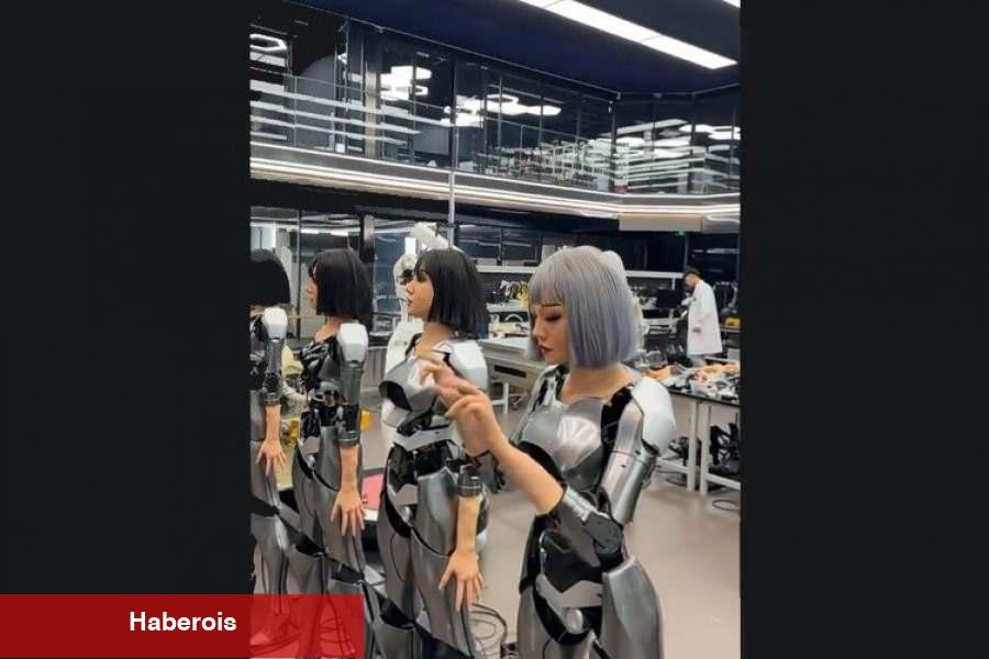 Çin'den yayınlanan imajlar izleyenleri huzursuz etti! Gerçekçi insansı robotlar... - Haberois Çin'den yayınlanan imajlar izleyenleri huzursuz etti! Gerçekçi insansı robotlar...