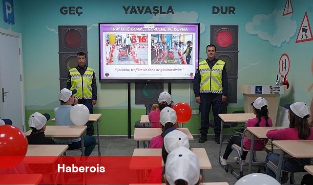 Çocuklar trafik konusunda bilinçleniyor