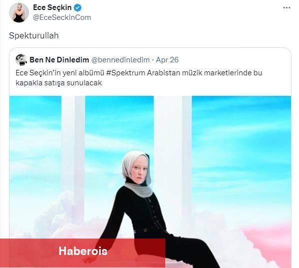 Ece Seçkin'in başörtülü albüm kapağı gündem oldu! Toplumsal medya çalkalandı