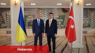 Ekrem İmamoğlu Odessa kentinin Belediye Başkanı Gennadiy Trukhano'yu makamında ağırladı