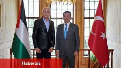 Ekrem İmamoğlu, Ramallah Belediye Başkanı Issa Raja Kassis'i misafir etti
