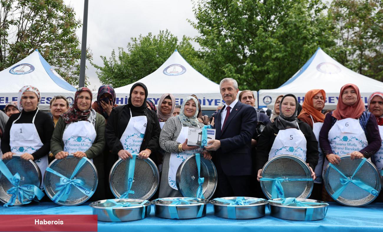 Gaziantep Şahinbey'de baharın gelişi çiğ köfte müsabakasıyla kutlandı