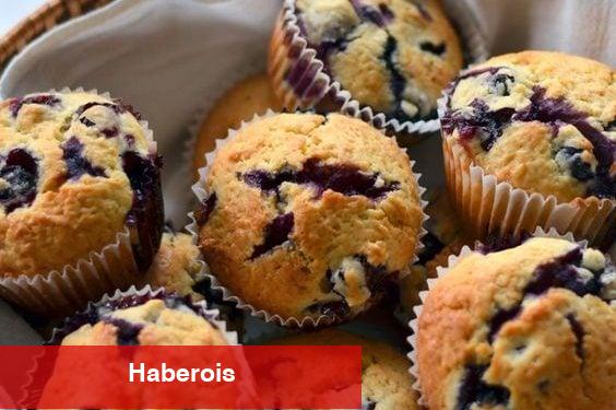 Gereçleri hazırlayın! Limonlu yaban mersinli muffinler yapıyoruz