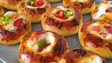 Gurme lezzetler meskende: Nefis pizza poğaça tanımı