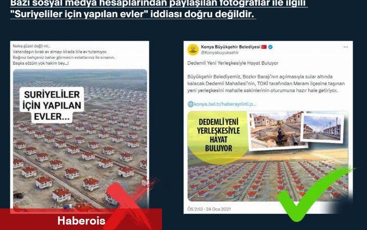 İletişim: Suriyeliler için konut yapılmıyor!