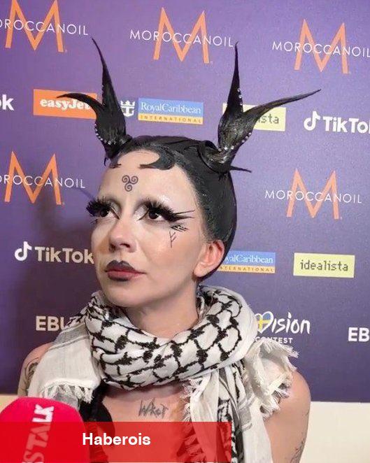İsrail Eurovizyon İrlanda temsilcisi Bambie Thug'ı Gazze'yi desteklediği için amaç aldı!