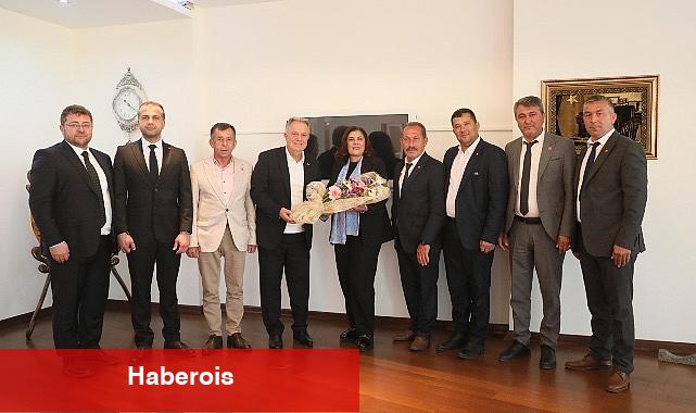 Karacasu Belediye Başkanı Mustafa Büyükyapıcı'dan Aydın Büyükşehir Belediye Başkanı Özlem Çerçioğlu'na nezaket ziyaretinde bulundu - Haberois Karacasu Belediye Başkanı Mustafa Büyükyapıcı'dan Aydın Büyükşehir Belediye Başkanı Özlem Çerçioğlu'na nezaket ziyaretinde bulundu