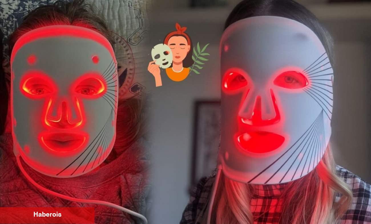 Kırmızı LED ışıklı yüz maskeleri trend oldu! Led maske yararları nelerdir?