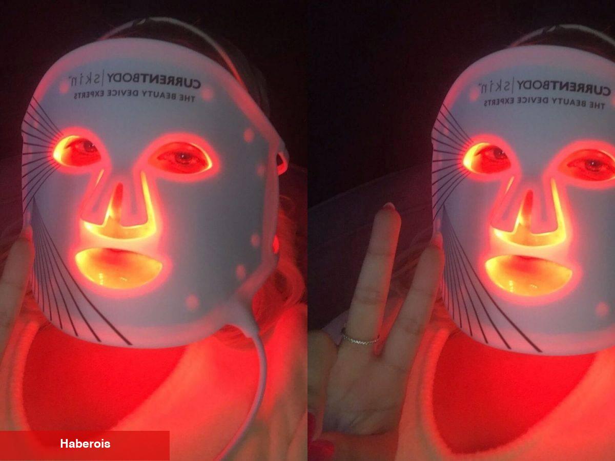 Kırmızı LED ışıklı yüz maskeleri trend oldu! Led maske yararları nelerdir?