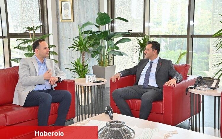 Ömer Eşki’den Başkan Zeyrek'e hayırlı olsun ziyareti - Haberois Ömer Eşki’den Başkan Zeyrek'e hayırlı olsun ziyareti