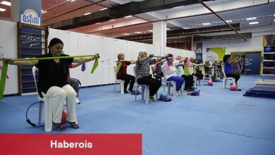 Parkinson Hastaları egzersizlerini ASFİM'de yapıyor
