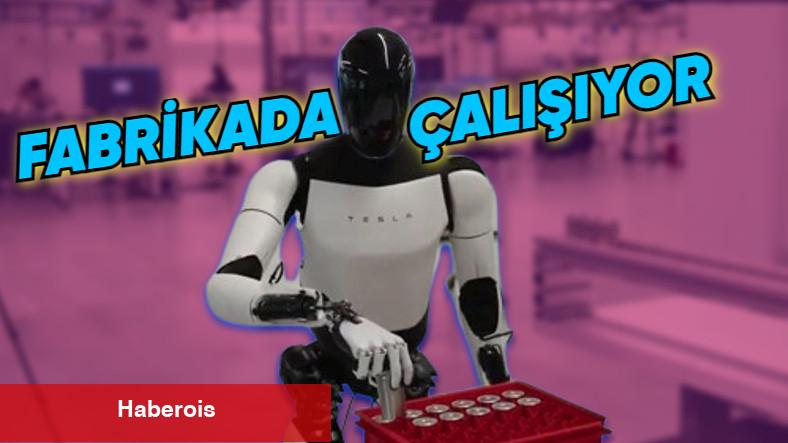 Tesla'nın İnsansı Robotu Optimus'tan Yeni Görüntü Geldi: Artık Kolay İşleri Yerine Getirebiliyor!
