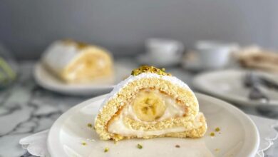 Yiyen bir daha yer: Nefis muzlu rulo pasta