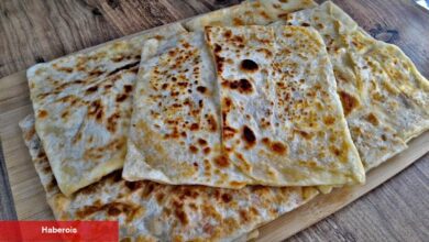 5 dakikada yemeğiniz hazır: Tavada gözleme