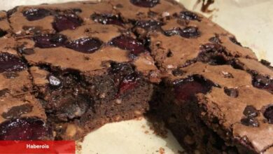 Ağır çikolata ve vişne: Kusursuz brownie