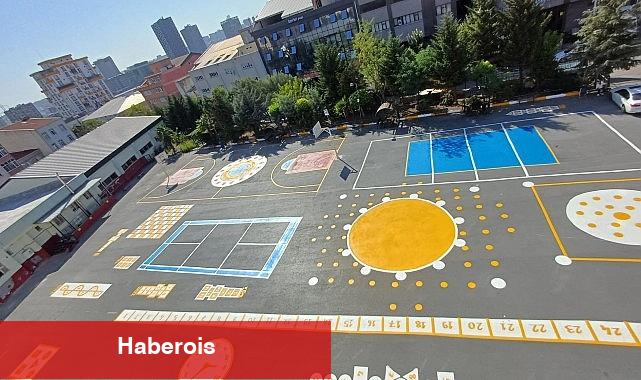 Bağcılar'daki okul bahçeleri renklendi - Haberois Bağcılar'daki okul bahçeleri renklendi