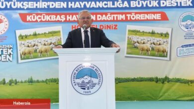 Başkan Büyükkılıç’tan 9 bin 788 besicinin su faturasına 16 milyon TL’lik destek