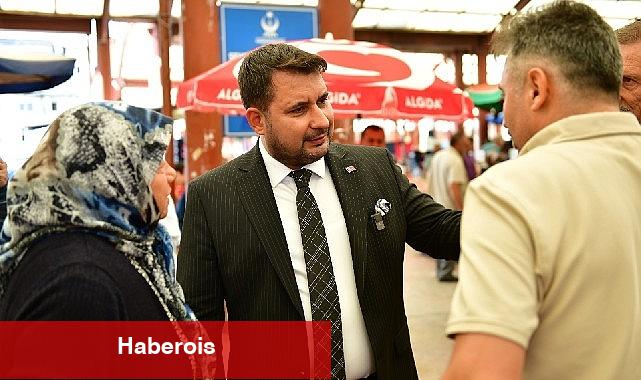 Başkan Çırpanoğlu'ndan pazar ziyareti - Haberois Başkan Çırpanoğlu'ndan pazar ziyareti