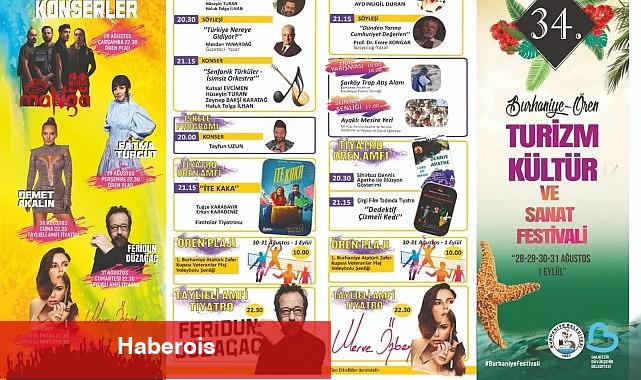 Burhaniye Belediyesi tarafından bu yıl 34.'sü düzenlenecek Burhaniye-Ören Turizm, Kültür ve Sanat Festivali'nin programı açıklandı. - Haberois Burhaniye Belediyesi tarafından bu yıl 34.'sü düzenlenecek Burhaniye-Ören Turizm, Kültür ve Sanat Festivali'nin programı açıklandı.