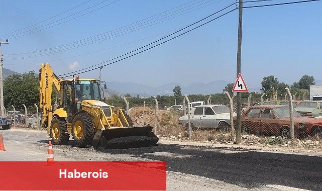 Büyükşehir asfalt onarım çalışması yapıyor