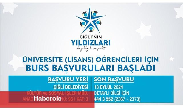 Çiğli'de Üniversite Burs Başvuruları başladı - Haberois Çiğli'de Üniversite Burs Başvuruları başladı
