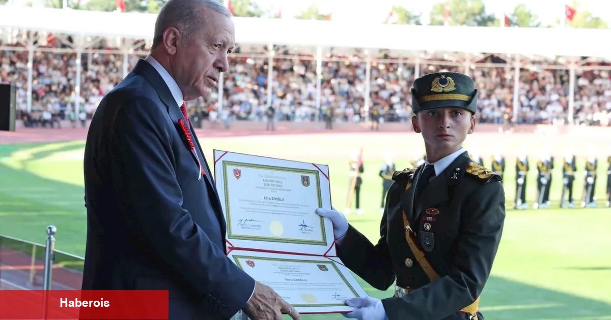 Cumhurbaşkanı Erdoğan, Kara Harp Okulu mezuniyet törenine katıldı