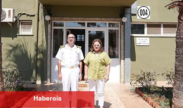 Didim Belediye Başkanı Hatice Gençay, Didim'e yeni atanan Garnizon Komutanı Deniz Albay Erkut Arslan'a hayırlı olsun ziyaretinde bulundu. - Haberois Didim Belediye Başkanı Hatice Gençay, Didim'e yeni atanan Garnizon Komutanı Deniz Albay Erkut Arslan'a hayırlı olsun ziyaretinde bulundu.