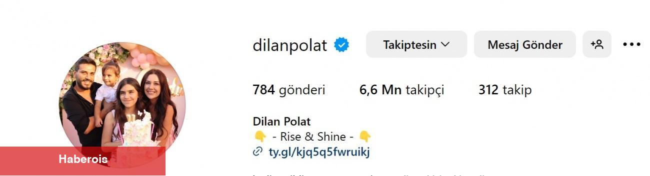 Dilan Polat'ın toplumsal medya hesabı adeta rekora koşuyor!
