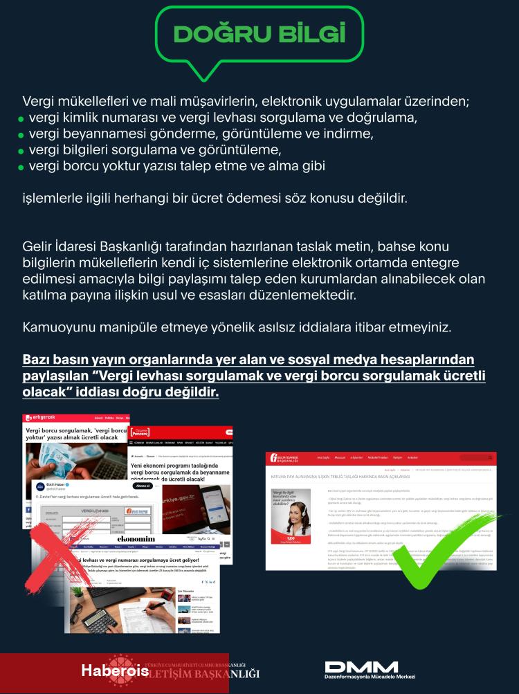 E-devlette vergi sorguları paralı mı olacak? Açıklama İletişim'den geldi