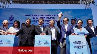 Ekrem İmamoğlu, Adıyaman Belediye Binası Temel Atma ve İBB destekleri ile tamamlanan Yaylakonak Köprüsü ile Gölbaşı Parkı Açılış Töreni'ne katıldı
