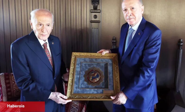 Erdoğan Bahçeli ile Ahlat'ta görüştü