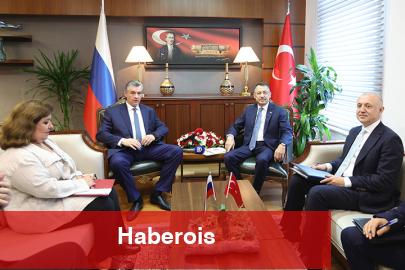 Fuat Oktay Rus mevkidaşıyla görüştü