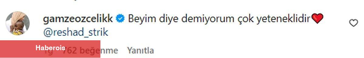 Gamze Özçelik eşi Reshad Strik'i övmelere doyamadı: Beyefendim diye demiyorum...