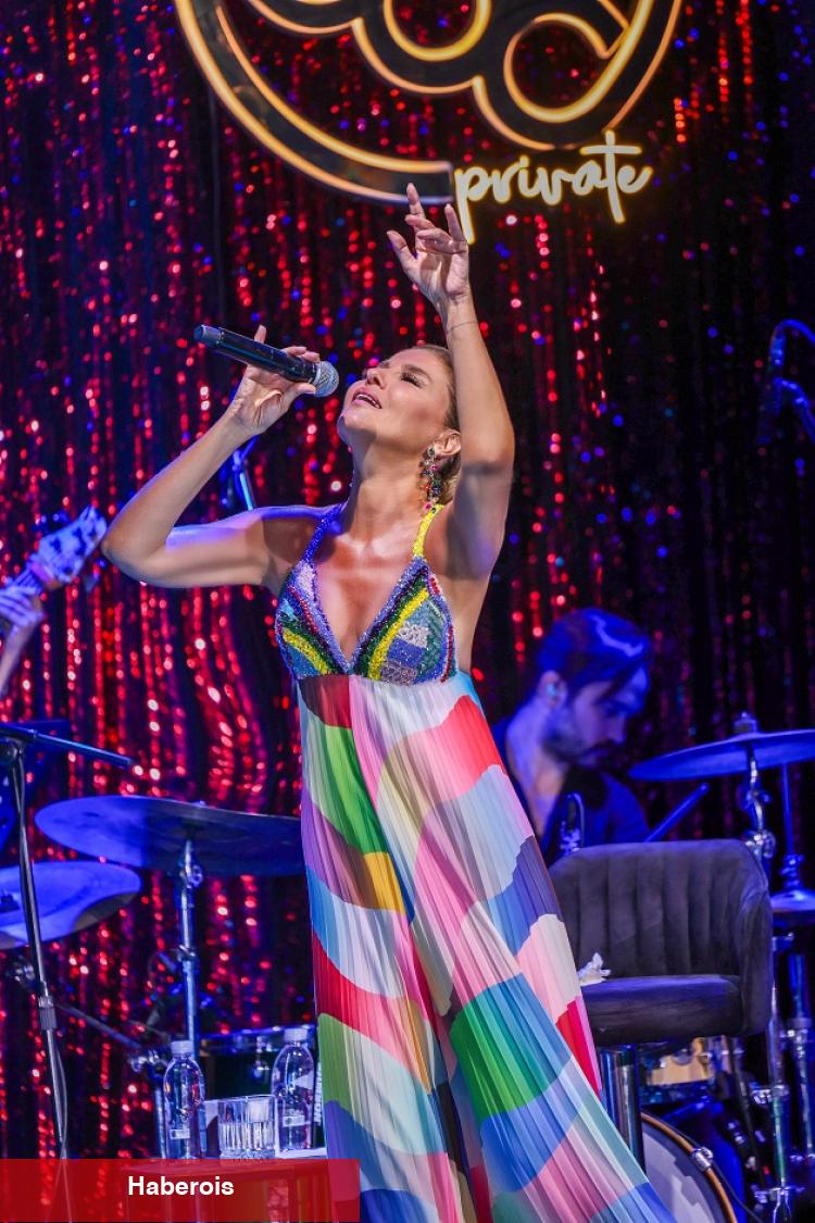 Gülben Ergen’e Bodrum’da unutulmaz gece