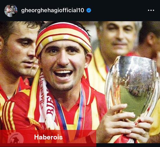 Hagi'den Galatasaray'a bildiri