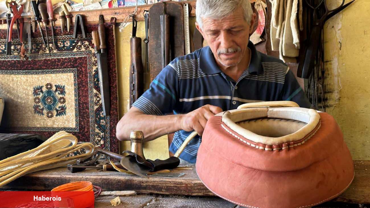 Hamut ustası 47 yıldır bu mesleği yapıyor! 'Alın teri, el emeği, göz parıltısı...'