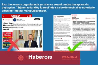 İletişim: Göç İdaresi'nin noterle anlaştığı iddiaları manipülasyon