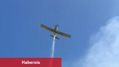 İzmir İtfaiyesi, Bergama yangınına müdahale ediyor