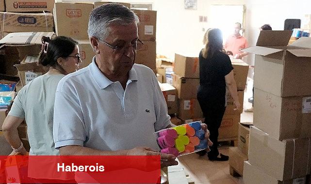 Kırtasiye malzemelerinin dağıtımı tamamlandı - Haberois Kırtasiye malzemelerinin dağıtımı tamamlandı