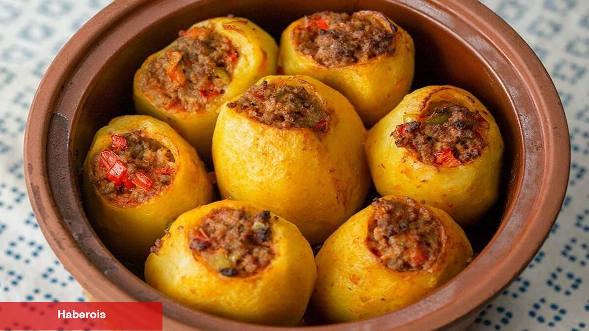 Klasik yemeklere yeni bir soluk: Pratik kıymalı patates dolması