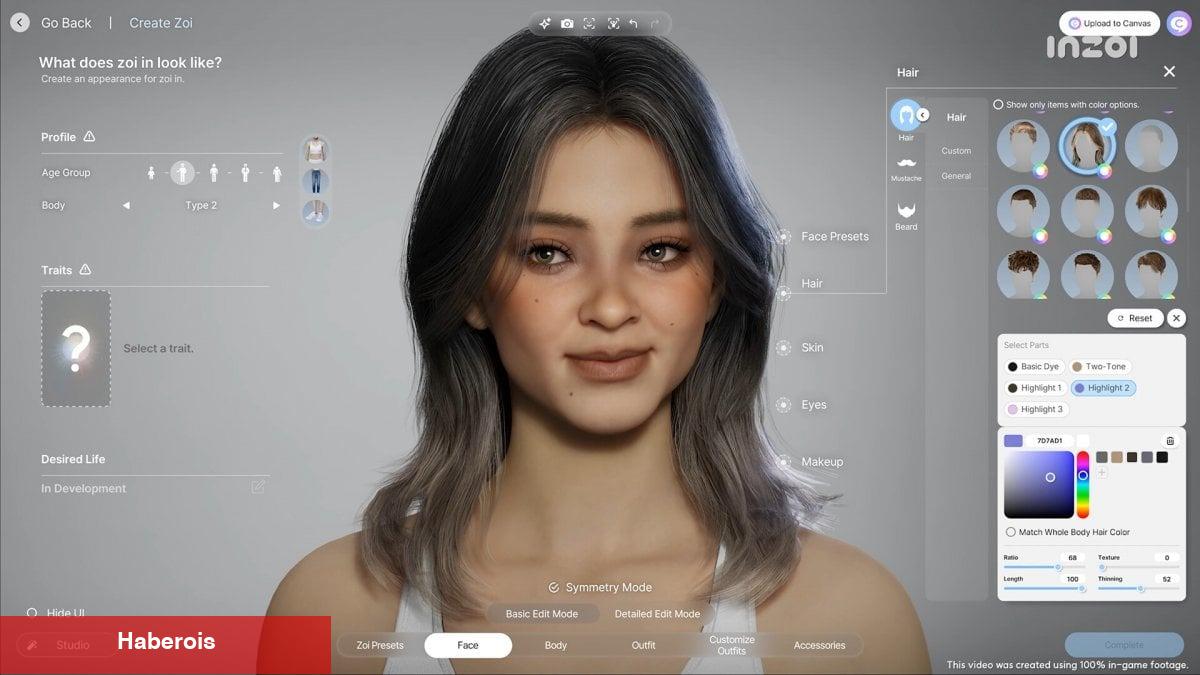 KRAFTON Steam Üzerinde inZOI: Character Studio’yu Yayınlayacak