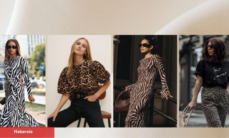 Leopar ve zebra desenli kıyafetler için trend tarz önerileri! Animal print nasıl kombinlenir? - Haberois Leopar ve zebra desenli kıyafetler için trend tarz önerileri! Animal print nasıl kombinlenir?