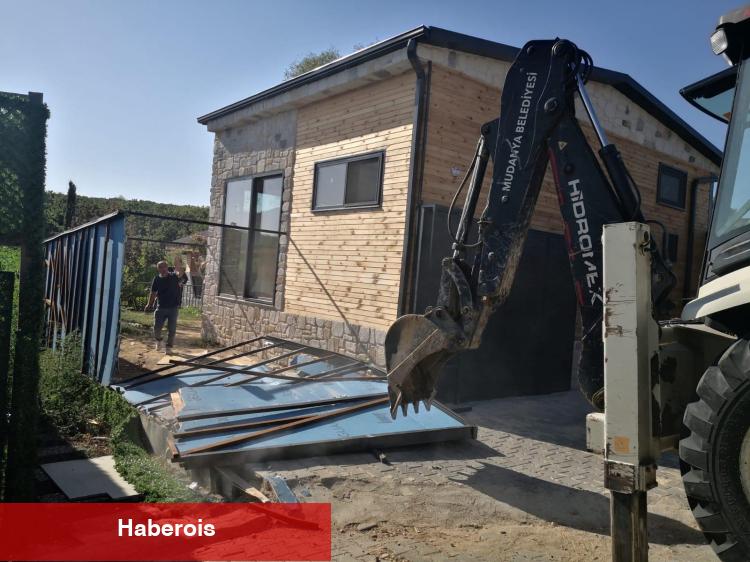 Mudanya kırsalında ‘tiny house’ temizliği