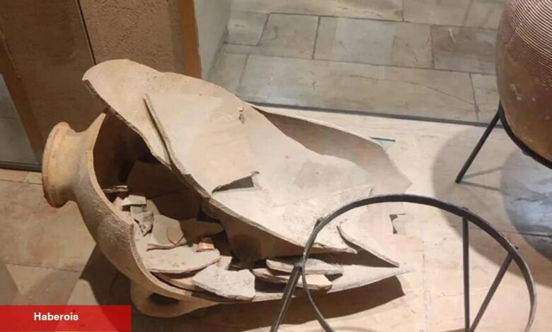 Müzede tansiyon yükselten olay! 4 yaşındaki çocuk 3 bin 500 yıllık testiye bakın ne yaptı - Haberois Müzede tansiyon yükselten olay! 4 yaşındaki çocuk 3 bin 500 yıllık testiye bakın ne yaptı