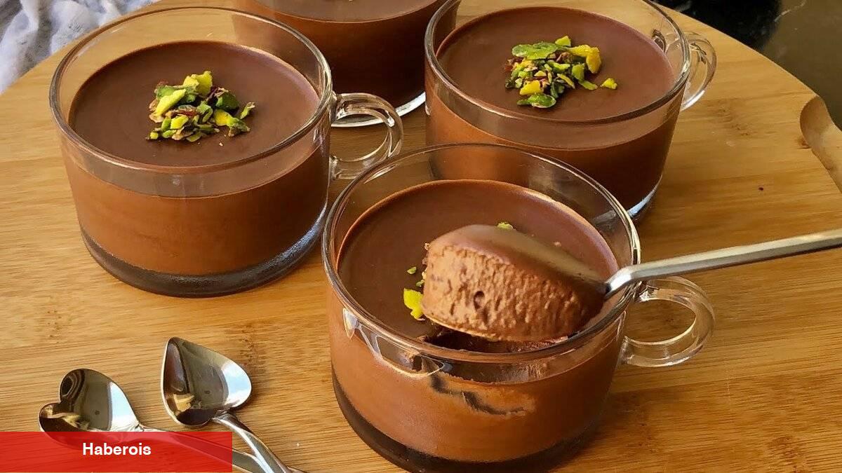 Tatlı krizine son: Konut imali çikolata mousse tanımı
