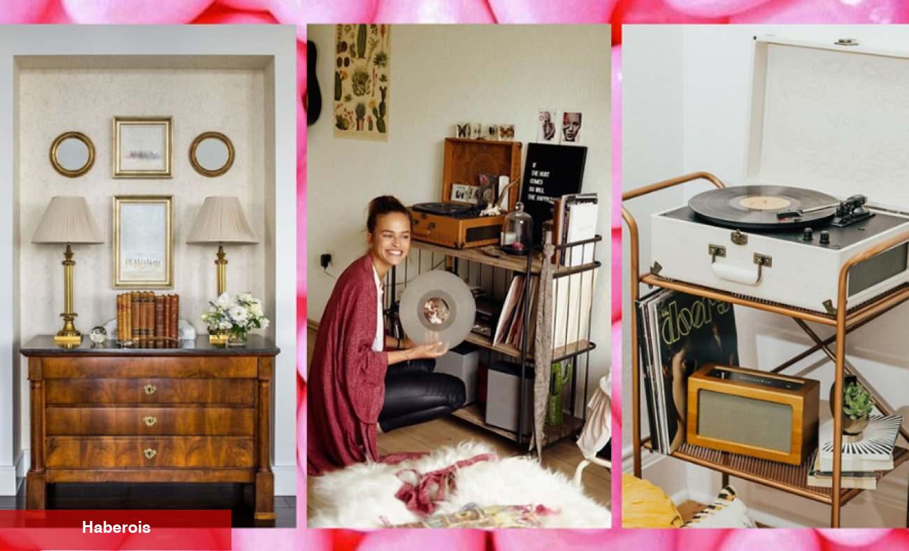 Vintage konut dekorasyonuyla tarihte seyahat yapmaya ne dersiniz? Vintage mesken dekorasyonu!
