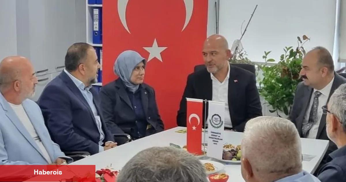 Ak Parti Milletvekili Süleyman Soylu’dan Ümraniye Esnaf ve Sanatkarlar Odası’na ziyaret
